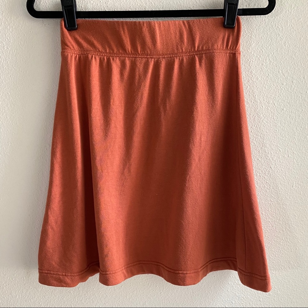 Free People Beach Mini Skirt Orange XS